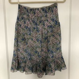 Floral tube top